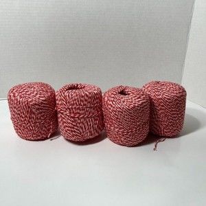 12 Aunt Lydia's Baker's Cotton Crochet Thread Red